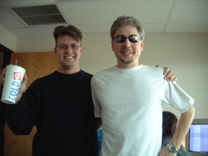 Steve Tansley and some guy.